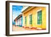 Cuba Painting - Urban Colors-Philippe Hugonnard-Framed Premium Giclee Print