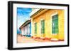 Cuba Painting - Urban Colors-Philippe Hugonnard-Framed Premium Giclee Print