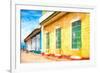 Cuba Painting - Urban Colors-Philippe Hugonnard-Framed Art Print