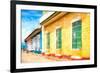 Cuba Painting - Urban Colors-Philippe Hugonnard-Framed Art Print