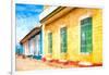 Cuba Painting - Urban Colors-Philippe Hugonnard-Framed Art Print