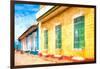 Cuba Painting - Urban Colors-Philippe Hugonnard-Framed Art Print