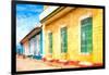 Cuba Painting - Urban Colors-Philippe Hugonnard-Framed Art Print