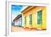 Cuba Painting - Urban Colors-Philippe Hugonnard-Framed Art Print