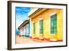 Cuba Painting - Urban Colors-Philippe Hugonnard-Framed Art Print