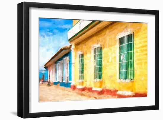 Cuba Painting - Urban Colors-Philippe Hugonnard-Framed Art Print