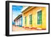 Cuba Painting - Urban Colors-Philippe Hugonnard-Framed Art Print