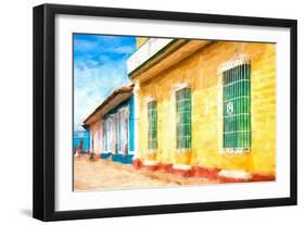 Cuba Painting - Urban Colors-Philippe Hugonnard-Framed Art Print