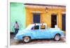 Cuba Painting - Vintage Car-Philippe Hugonnard-Framed Art Print