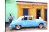 Cuba Painting - Vintage Car-Philippe Hugonnard-Stretched Canvas