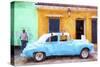 Cuba Painting - Vintage Car-Philippe Hugonnard-Stretched Canvas