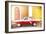 Cuba Painting - Warm Colors-Philippe Hugonnard-Framed Art Print