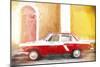 Cuba Painting - Warm Colors-Philippe Hugonnard-Mounted Premium Giclee Print