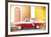 Cuba Painting - Warm Colors-Philippe Hugonnard-Framed Art Print