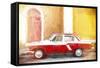 Cuba Painting - Warm Colors-Philippe Hugonnard-Framed Stretched Canvas