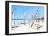 Cuba Painting - Wild Beach-Philippe Hugonnard-Framed Art Print