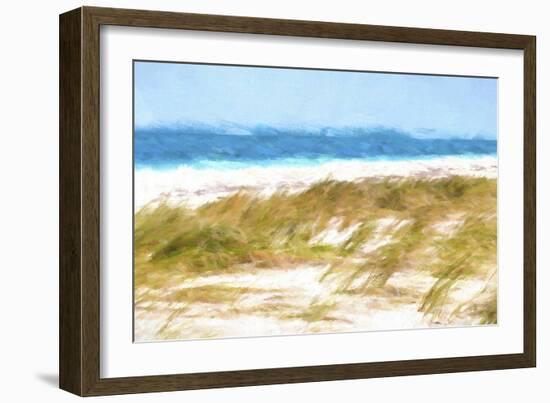 Cuba Painting - Wild Seaside-Philippe Hugonnard-Framed Art Print