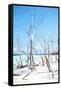 Cuba Painting - Winter Beach-Philippe Hugonnard-Framed Stretched Canvas