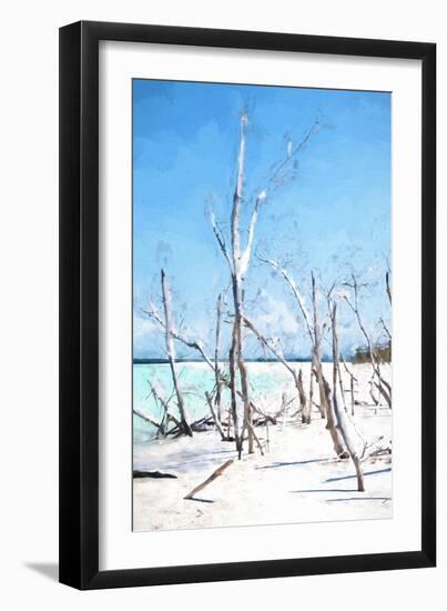 Cuba Painting - Winter Beach-Philippe Hugonnard-Framed Art Print