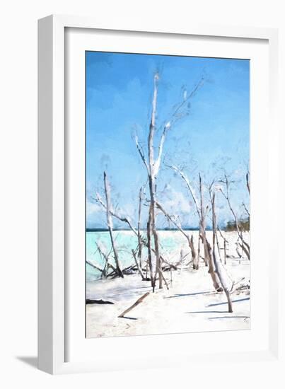 Cuba Painting - Winter Beach-Philippe Hugonnard-Framed Art Print