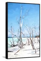 Cuba Painting - Winter Beach-Philippe Hugonnard-Framed Stretched Canvas