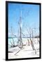 Cuba Painting - Winter Beach-Philippe Hugonnard-Framed Art Print