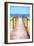 Cuba Painting - Wooden Boardwalk-Philippe Hugonnard-Framed Art Print