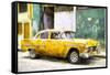 Cuba Painting - Yellow Body-Philippe Hugonnard-Framed Stretched Canvas