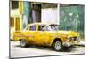 Cuba Painting - Yellow Body-Philippe Hugonnard-Mounted Premium Giclee Print