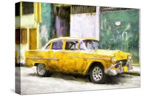 Cuba Painting - Yellow Body-Philippe Hugonnard-Stretched Canvas