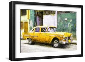 Cuba Painting - Yellow Body-Philippe Hugonnard-Framed Art Print