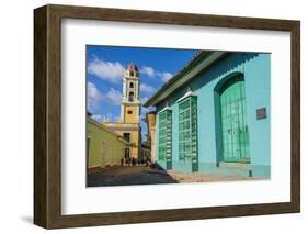 Cuba, Sancti Spiritus Province, Trinidad. Iglesia Y Convento De San Francisco Towers over the City-Inger Hogstrom-Framed Photographic Print