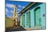 Cuba, Sancti Spiritus Province, Trinidad. Iglesia Y Convento De San Francisco Towers over the City-Inger Hogstrom-Mounted Photographic Print