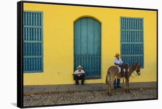 Cuba, Sancti Spiritus Province, Trinidad-Inger Hogstrom-Framed Stretched Canvas