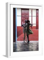 Cuba, Santiago De Cuba Province, Santiago De Cuba, Historical Center, Calle Heredia, Artex Bar-Jane Sweeney-Framed Photographic Print