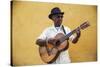 Cuba, Santiago De Cuba Province, Santiago De Cuba, Historical Center, Musician-Jane Sweeney-Stretched Canvas