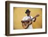 Cuba, Santiago De Cuba Province, Santiago De Cuba, Historical Center, Musician-Jane Sweeney-Framed Photographic Print