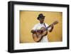 Cuba, Santiago De Cuba Province, Santiago De Cuba, Historical Center, Musician-Jane Sweeney-Framed Photographic Print