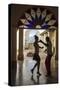 Cuba, Trinidad, Casa De Culture, Couple Salsa Dancing-Jane Sweeney-Stretched Canvas