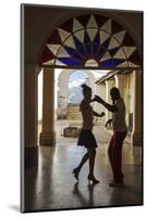 Cuba, Trinidad, Casa De Culture, Couple Salsa Dancing-Jane Sweeney-Mounted Photographic Print
