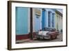 Cuba, Trinidad, Classic American Car in Historical Center-Jane Sweeney-Framed Photographic Print