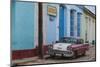 Cuba, Trinidad, Classic American Car in Historical Center-Jane Sweeney-Mounted Photographic Print