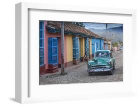 Cuba, Trinidad, Classic American Car in Historical Center-Jane Sweeney-Framed Photographic Print