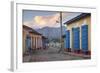 Cuba, Trinidad, Colourful Street in Historical Center-Jane Sweeney-Framed Photographic Print