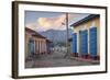 Cuba, Trinidad, Colourful Street in Historical Center-Jane Sweeney-Framed Photographic Print