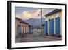 Cuba, Trinidad, Colourful Street in Historical Center-Jane Sweeney-Framed Photographic Print