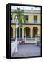 Cuba, Trinidad, Plaza Mayor, Brunet Palace Now the Museum Romantico-Jane Sweeney-Framed Stretched Canvas