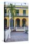 Cuba, Trinidad, Plaza Mayor, Brunet Palace Now the Museum Romantico-Jane Sweeney-Stretched Canvas