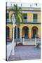 Cuba, Trinidad, Plaza Mayor, Brunet Palace Now the Museum Romantico-Jane Sweeney-Stretched Canvas