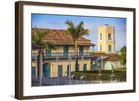 Cuba, Trinidad, Plaza Mayor, Galeria De Arte-Jane Sweeney-Framed Photographic Print